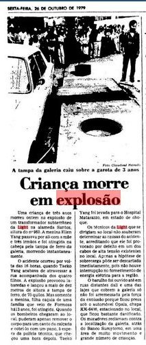 Morte de criança.